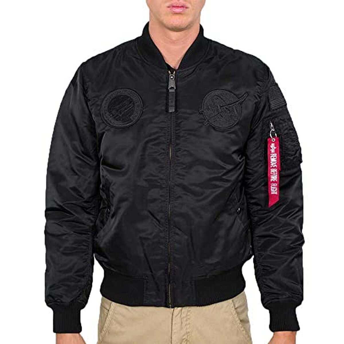 Test de la veste bomber Alpha Industries MA-1 VF NASA : notre avis sur le modèle tout noir