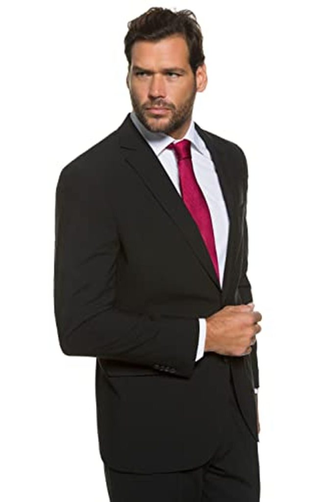 Test de la veste de costume Zeus JP 1880 grandes tailles en mélange de laine noire