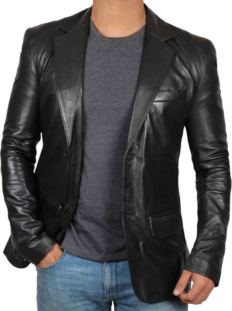 Test du blazer en cuir homme Fjackets : style et confort