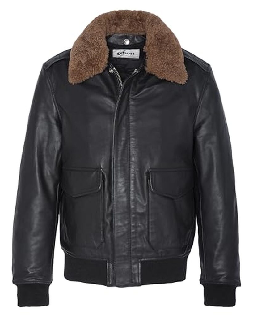 Test du blouson cuir noir Schott Nyc XL