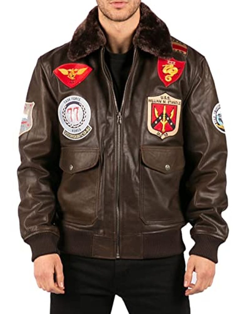 Test du blouson TruClothing en cuir véritable US Air Force marron XL
