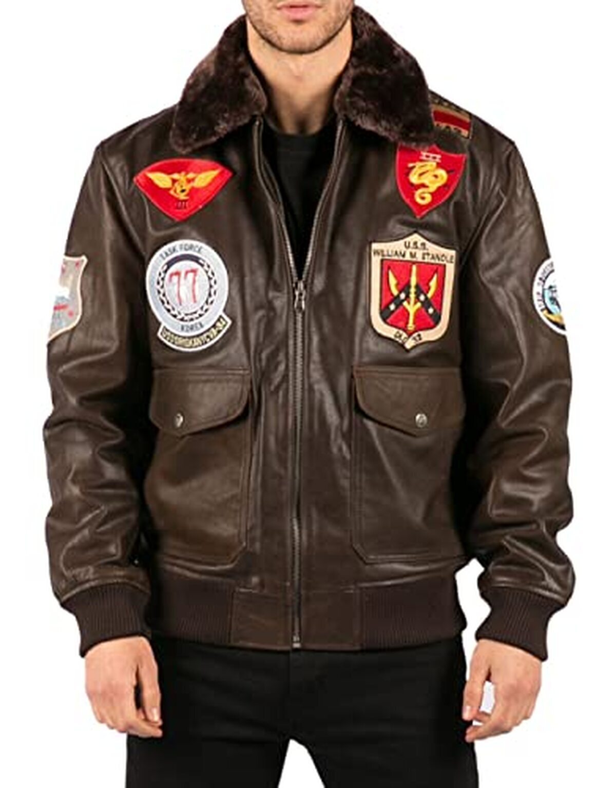 Test du blouson TruClothing en cuir véritable US Air Force marron XL