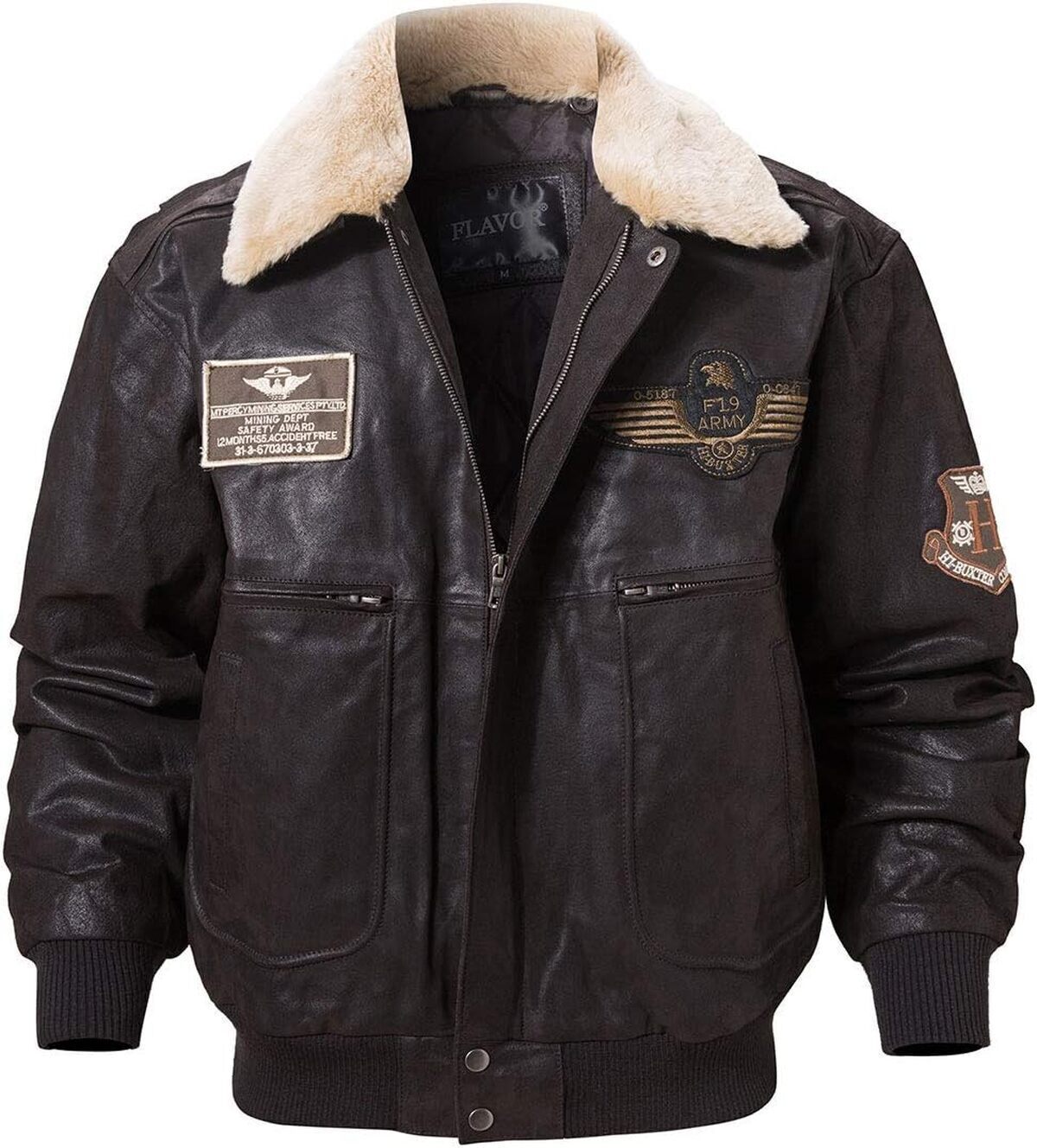 Test : veste en cuir véritable FLAVOR modèle bombardier