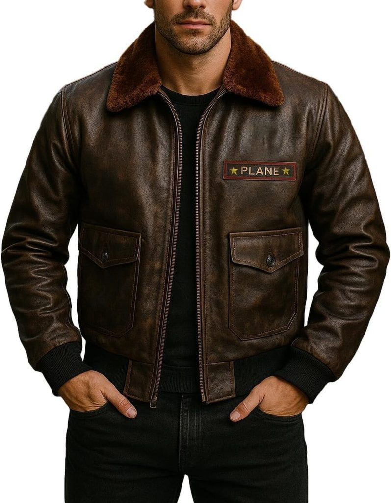 Avis: blouson aviateur Fashion_First en peau de mouton