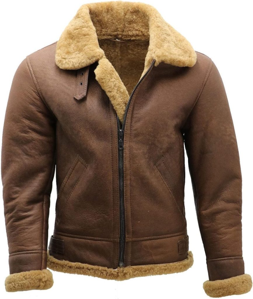 Test de la veste aviateur Infinity Leather B3 en cuir marron pour homme