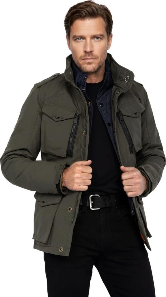 Test de la veste field schott ref 35494 kaki