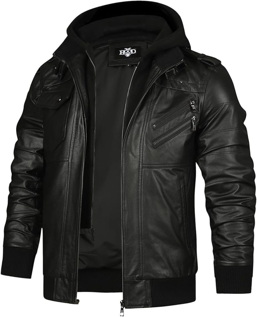 Test de la veste motard Hood Crew en cuir véritable pour homme