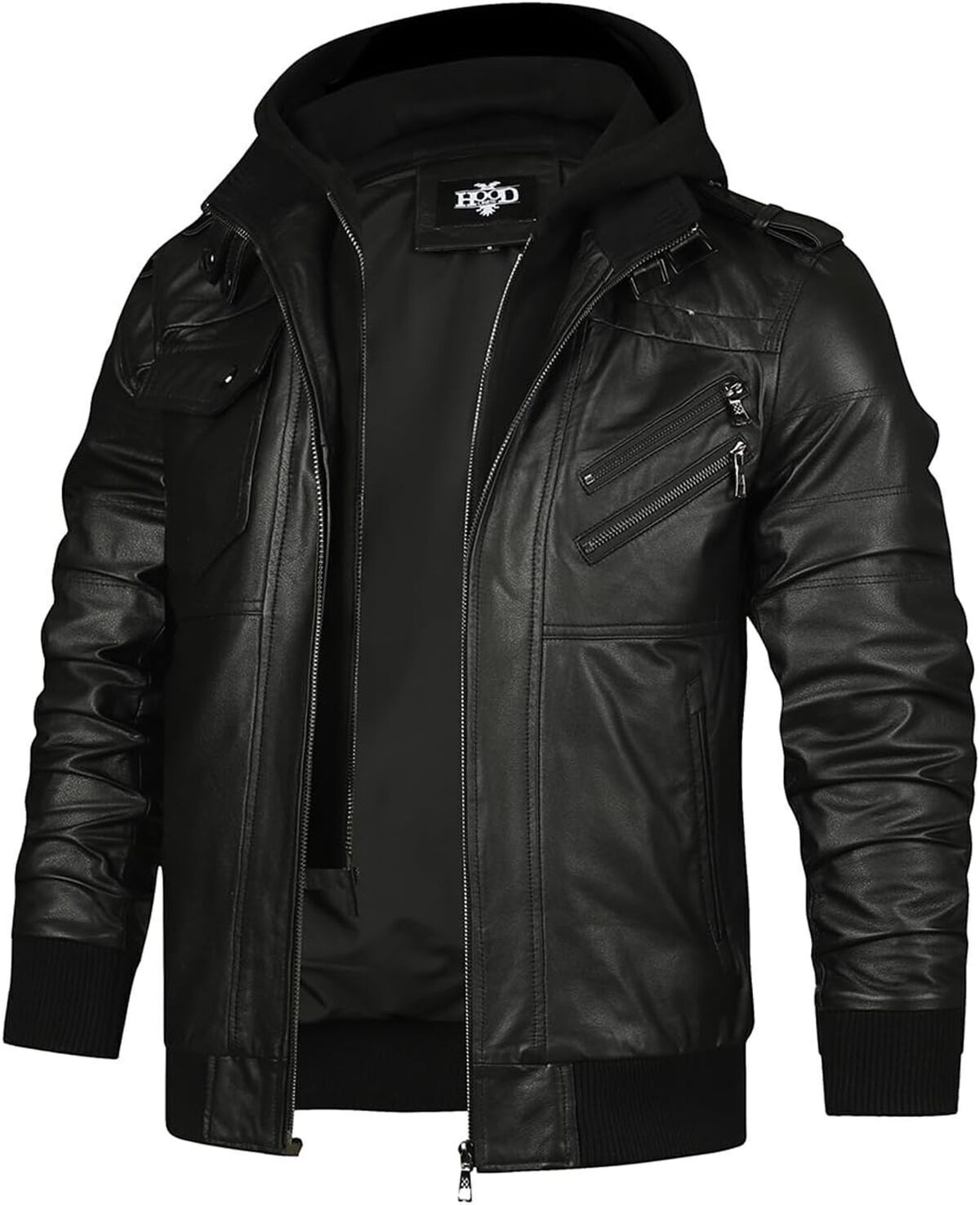 Test de la veste motard Hood Crew en cuir véritable pour homme