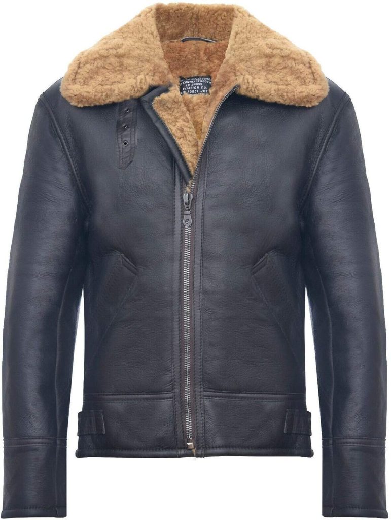 Test : veste pilote RAF B3 infinity leather en cuir mouton