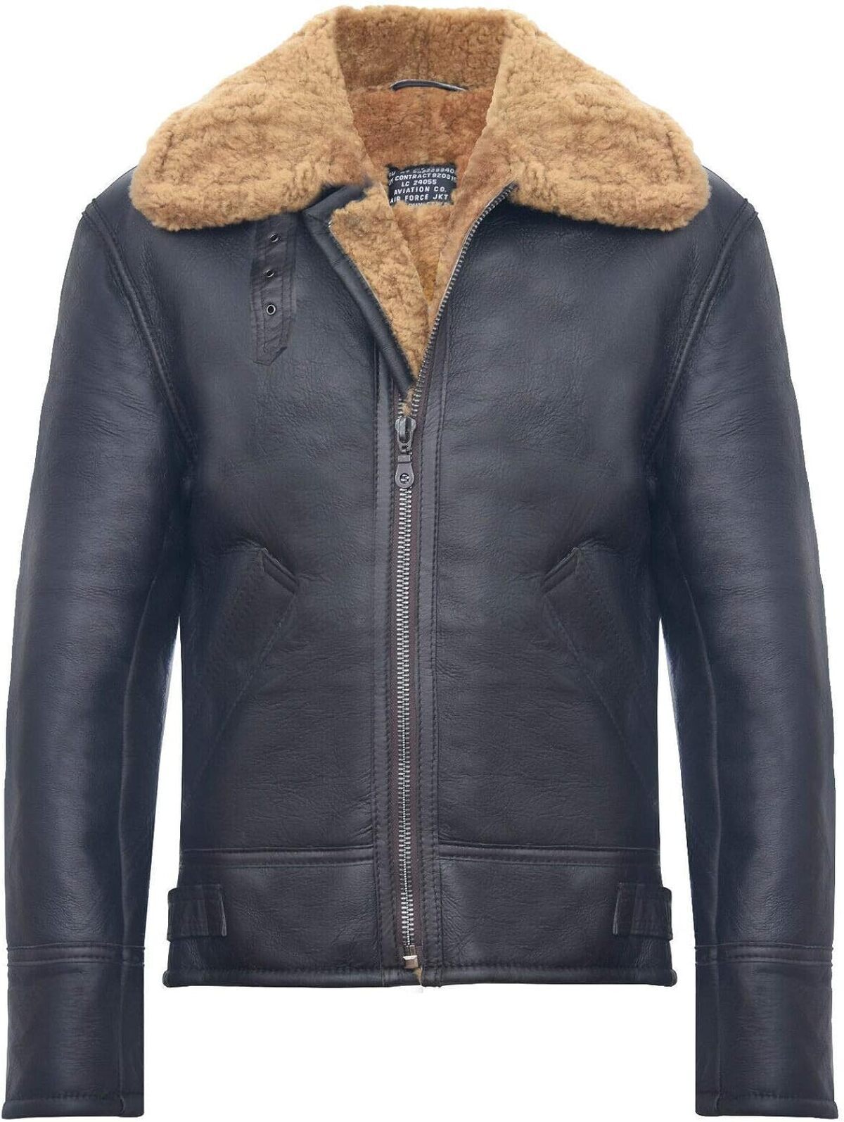 Test : veste pilote RAF B3 infinity leather en cuir mouton